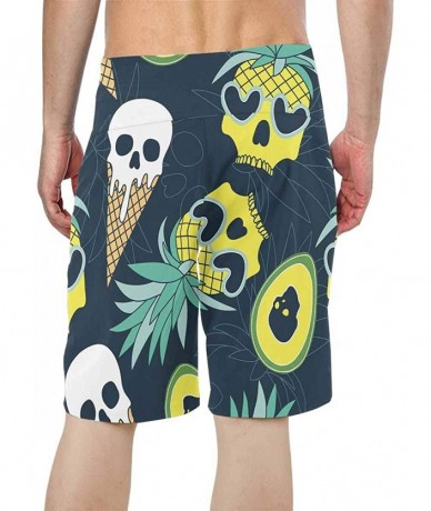 Board Shorts Men's Printed Board Shorts Loose Fit Quick Dry No Mesh Lining - Design 6 - CG18R67X8WI $57.31