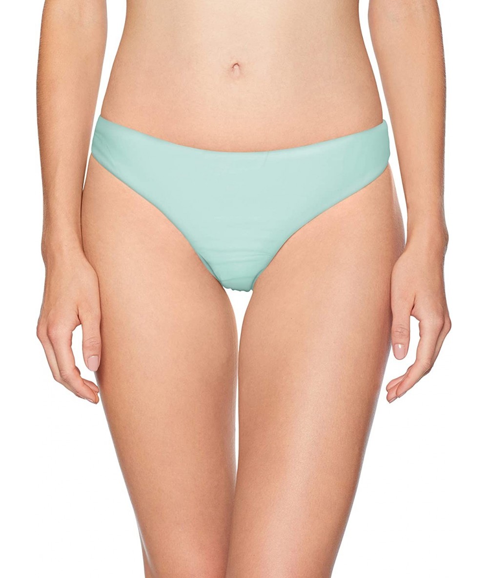 Bottoms Women's Cinched Back Hipster Bikini Swimsuit Bottom - Seafoam - CQ18Y7DDHU7 $39.48