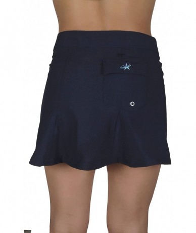 Cover-Ups Women's Swimwear & Athletic Cover Up Skirt - Navy - CP17YEZL0NO $44.60