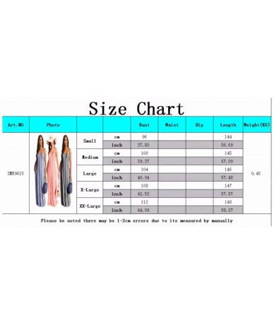 Cover-Ups Women's Long Cami Maxi Dress Casual Loose Sleeveless Dress Beach Cover Long Dresses - CH19D0WES6Q $63.32